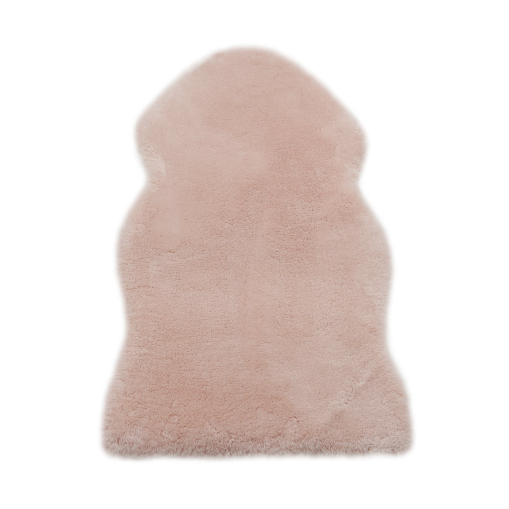 Australian Straight Pink Sheepskin Rug 100% Natural 3 in  Easy to Care