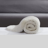 Australian Straight Pearl Sheepskin Rug 100% Natural 3 in  Easy to Care