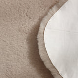 Australian Straight Brown Sheepskin Rug 100% Natural 3 in  Easy to Care