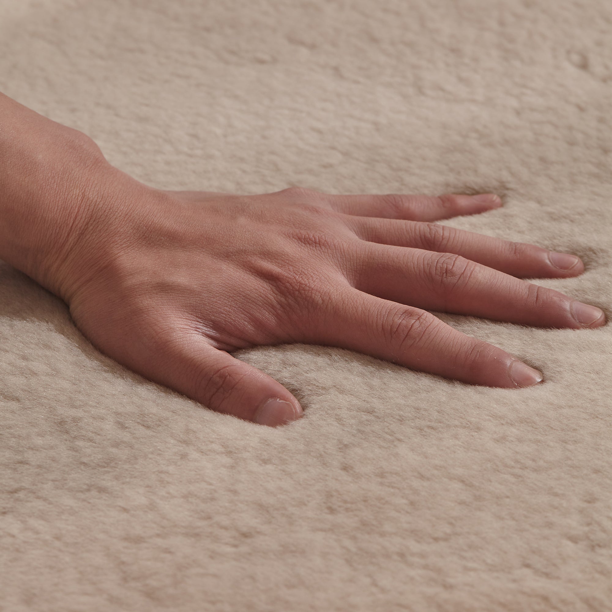 Australian Straight Brown Sheepskin Rug 100% Natural 3 in  Easy to Care