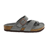 SHEEPSH Women's Soft Footbed Toe Loop Sandals