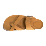 SHEEPSH Women's Soft Footbed Toe Loop Sandals