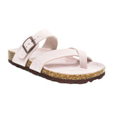 SHEEPSH Women's Soft Footbed Toe Loop Sandals