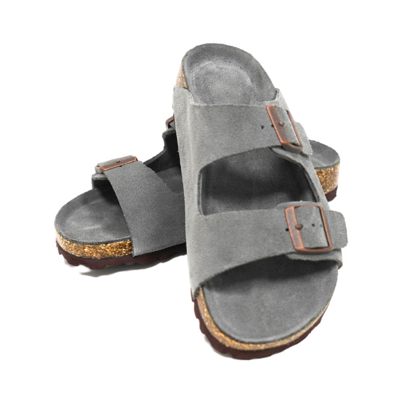 Men's Soft Footbed Double Strap Sandals