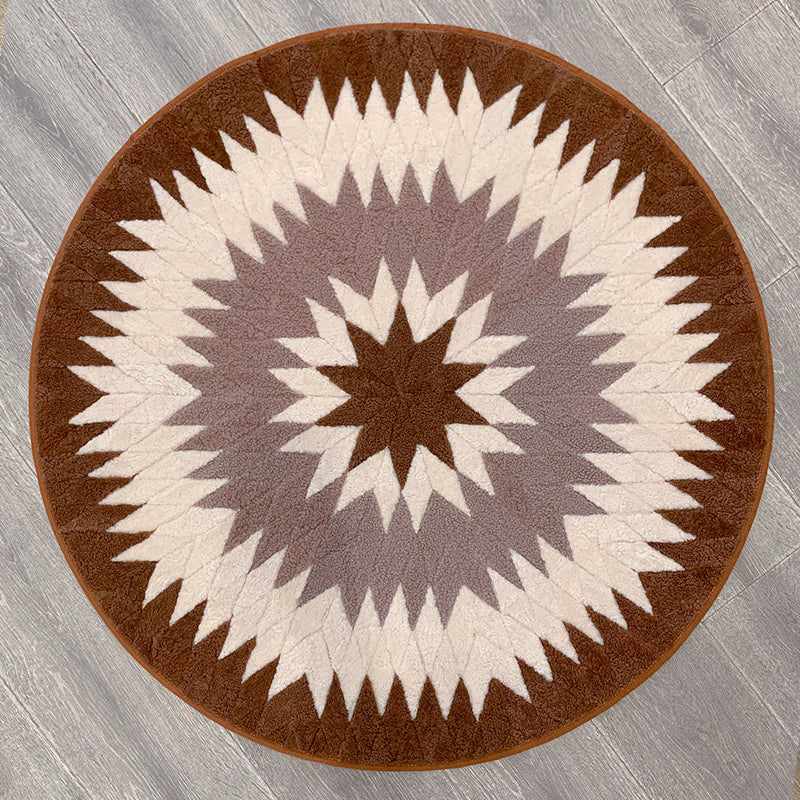 Round Sheepskin Carpet 3.2ft