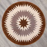 Round Sheepskin Carpet 3.2ft