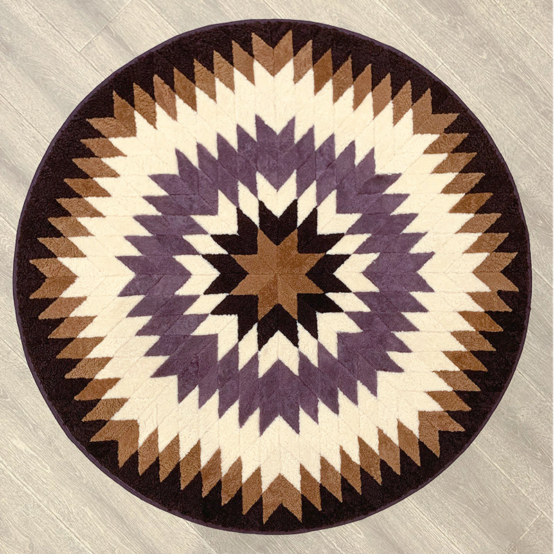 Round Sheepskin Carpet 4ft