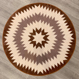Round Sheepskin Carpet 4ft