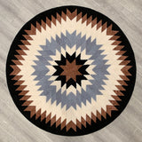 Round Sheepskin Carpet 4ft