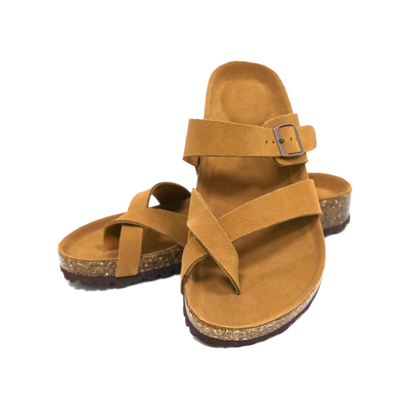 Men's Soft Footbed Toe Loop Sandals
