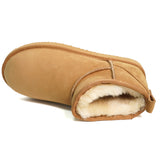Women's Mini-Upper Sheepskin Boots 100% natural Australian merino sheepskin