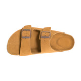 Adjustable Strap Slide-Soft Footbed-Anti-Slip EVA Outsole-cow suede leather