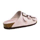 Adjustable Strap Slide-Soft Footbed-Anti-Slip EVA Outsole-cow suede leather