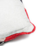 Sheepskin Pillow Custom pattern in living room