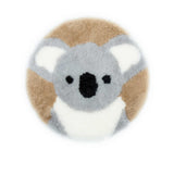 Sheepskin Cushion-Lion pattern