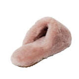Women’s Fluffy Furry Genuine Shearling Sheepskin Slippers Pink 100% natural Australian merino sheepskin Best Sheep Wool Slippers Genuine Shearling Sheepskin Slippers House Slippers