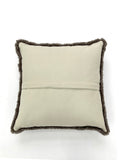 Hand Tufted Sheep Pillow Cover, Merino Sheepskin Cushion Cover, Boho Farmhouse Decor
