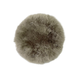 Round Sheepskin Seat Cushion - Non-Slip Merino Long Wool Seat Pad for Ultimate Comfort and Support