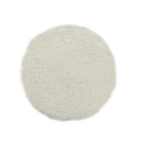 Short Wool Round Sheepskin Cushion, Bleacher Seat Pad, Natural Sheepskin Seat Plates/Chair Pads, Shearling Sheepskin Seat Pad-Grey