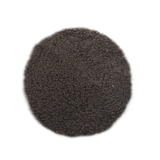 Short Wool Round Sheepskin Cushion, Bleacher Seat Pad, Natural Sheepskin Seat Plates/Chair Pads, Shearling Sheepskin Seat Pad-Grey