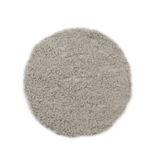Short Wool Round Sheepskin Cushion, Bleacher Seat Pad, Natural Sheepskin Seat Plates/Chair Pads, Shearling Sheepskin Seat Pad-Grey