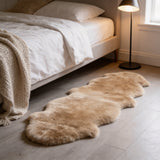 Long Wool Sheepskin Rug 2.3x5.6ft / 2.3x6.2ft 100% Natural Australian Merino Sheepskin Rug Silky Soft