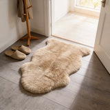 Long Wool Sheepskin Rug - Australian Merino Sheep Skin Rug, Natural Sheepskin Throw Fur Rug, Soft, Breathable & Antibacterial