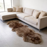 Long Wool Sheepskin Rug 2.3x5.6ft / 2.3x6.2ft 100% Natural Australian Merino Sheepskin Rug Silky Soft