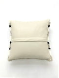 Soft Merino Sheepskin Pillow Cover Striped Pattern Boho Home Decor