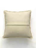 Hand Tufted Sheep Pillow Cover, Merino Sheepskin Cushion Cover, Boho Farmhouse Decor