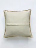 Tufted Dog Accent Pillow Cover Merino Sheepskin Farmhouse Decor
