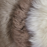 Long Wool Round Sheepskin Cushion, Natural Sheepskin Seat Plates/Chair Pads Cozy and Stylish