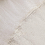 Long Wool Round Sheepskin Cushion, Natural Sheepskin Seat Plates/Chair Pads Cozy and Stylish