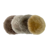 Round Sheepskin Seat Cushion - Non-Slip Merino Long Wool Seat Pad for Ultimate Comfort and Support