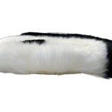 Sheepskin Panda Seat Cushion, Natural Genuine Sheepskin Seat Cover, Chair/Car/Sofa/Bed Throw Cover, Luxury and Soft Sheepskin Rug