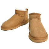 Women's Mini-Upper Sheepskin Boots 100% natural Australian merino sheepskin