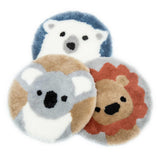 Sheepskin Cushion Animal graphics, soft and breathable