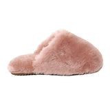 Women’s Fluffy Furry Genuine Shearling Sheepskin Slippers Pink 100% natural Australian merino sheepskin Best Sheep Wool Slippers Genuine Shearling Sheepskin Slippers House Slippers